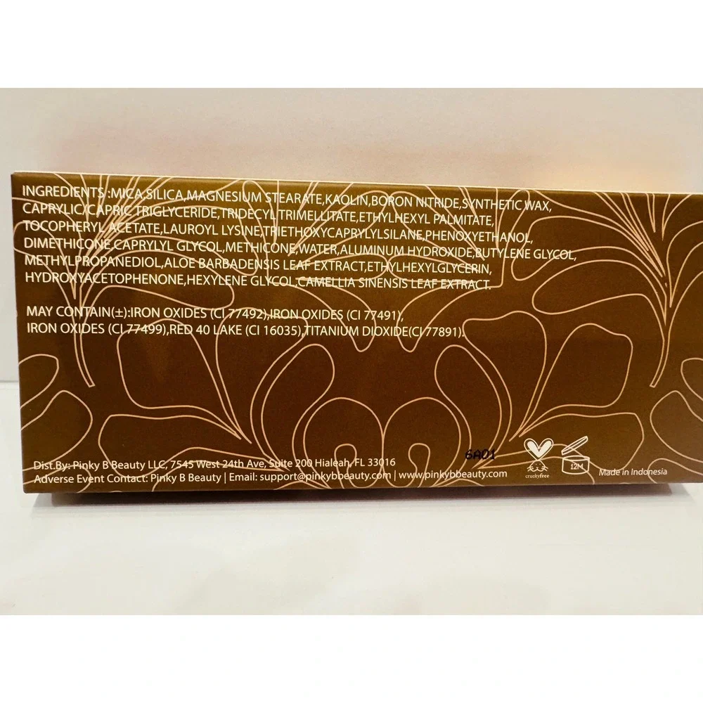 Pinky B Beauty Hot Commodity Bronzer Palette Womens OS Brown‎ 4 Shade Glow Kit